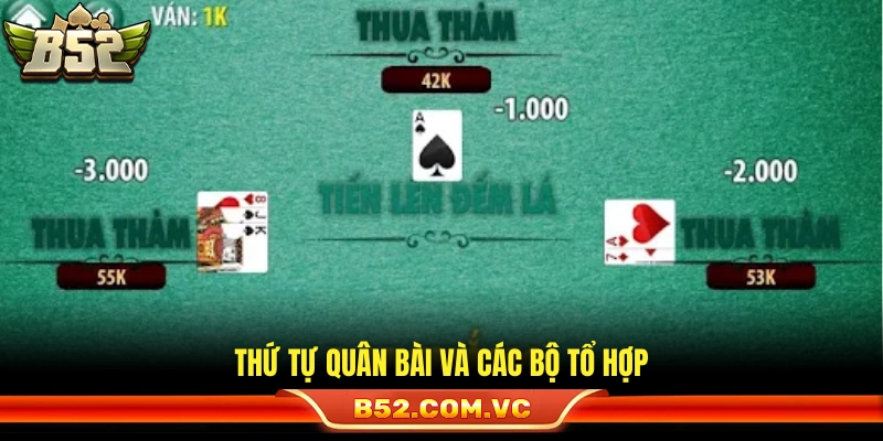 luật Tiến lên đếm lá về thứ tự bài cùng các kiểu kết hợp